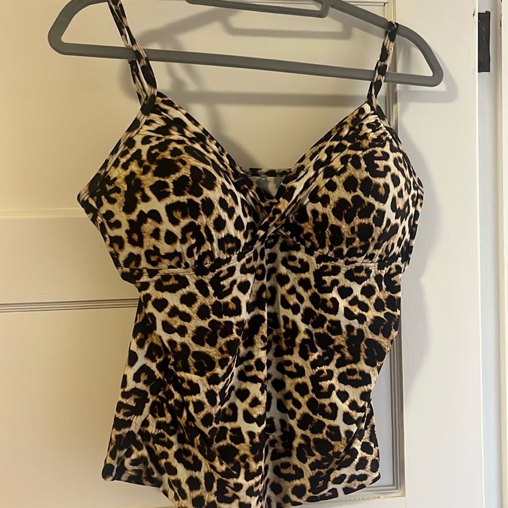 Tankini Top - Leopard Print - NWOT